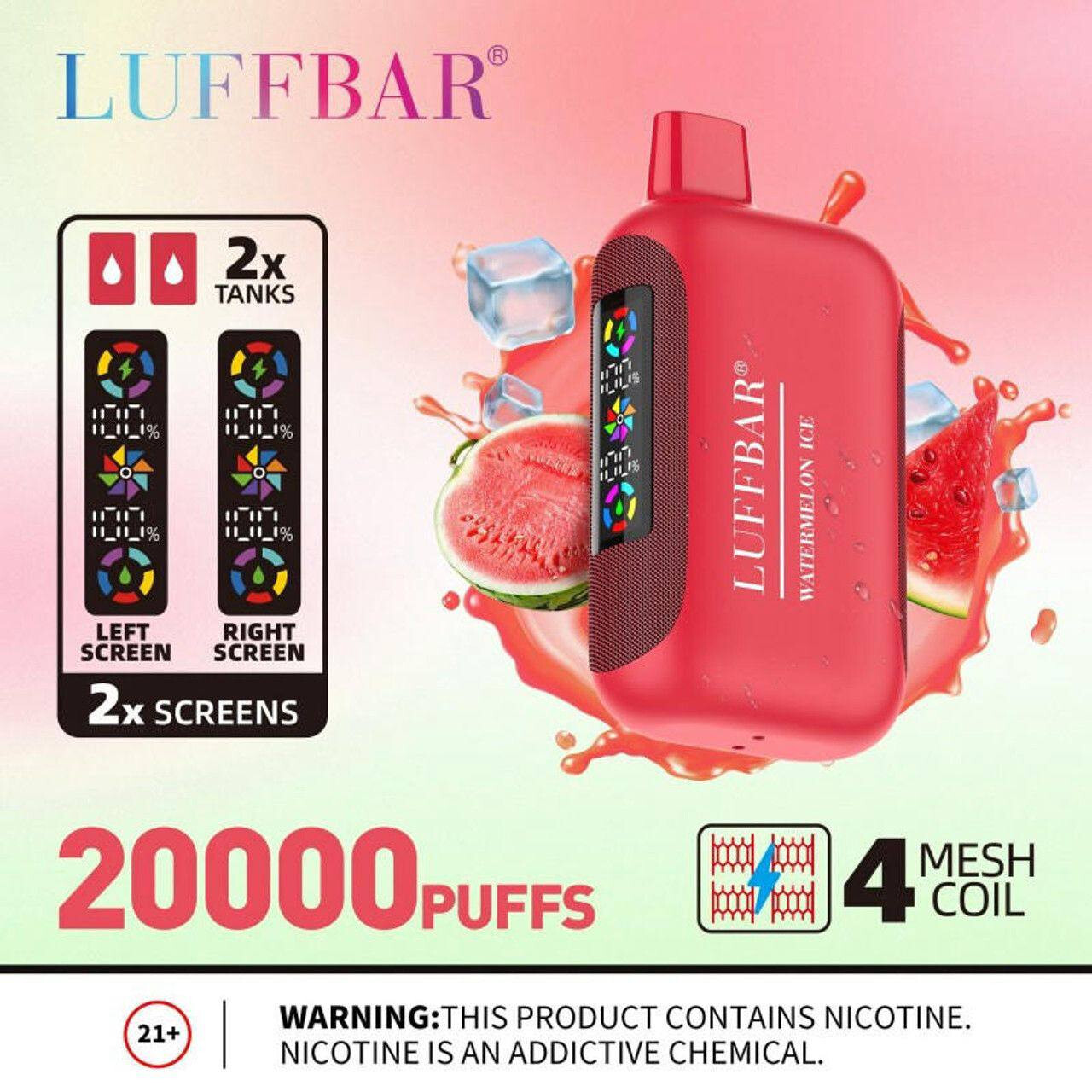 LUFFBAR Dually 20000 затяжек
